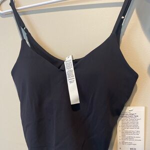 lululemon align cropped cami in black